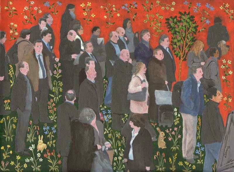 Commuter tapestry