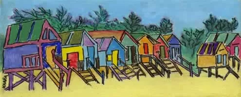 beach huts